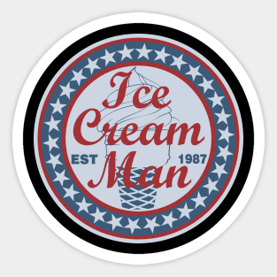 ice cream man Sticker